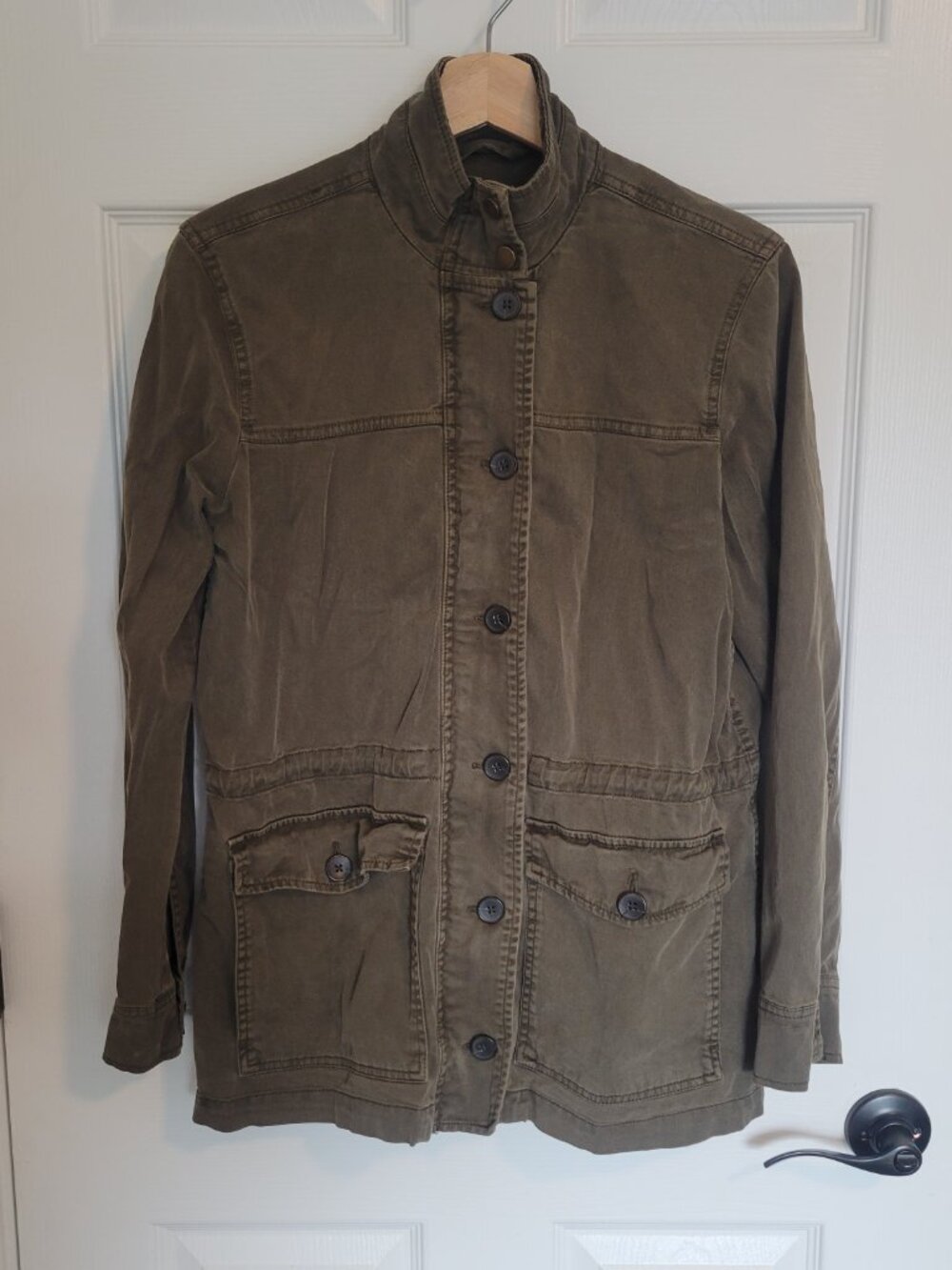 Lucky Brand Women’s Olive Cargo Utility Jacket size small